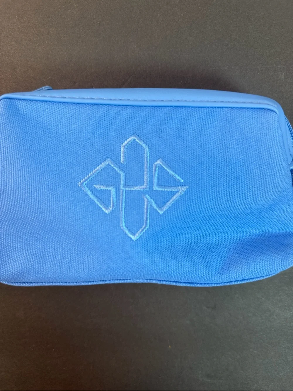 ANA Ettinger London Amenity Travel Pouch Nippon Airways Promo Empty Blue